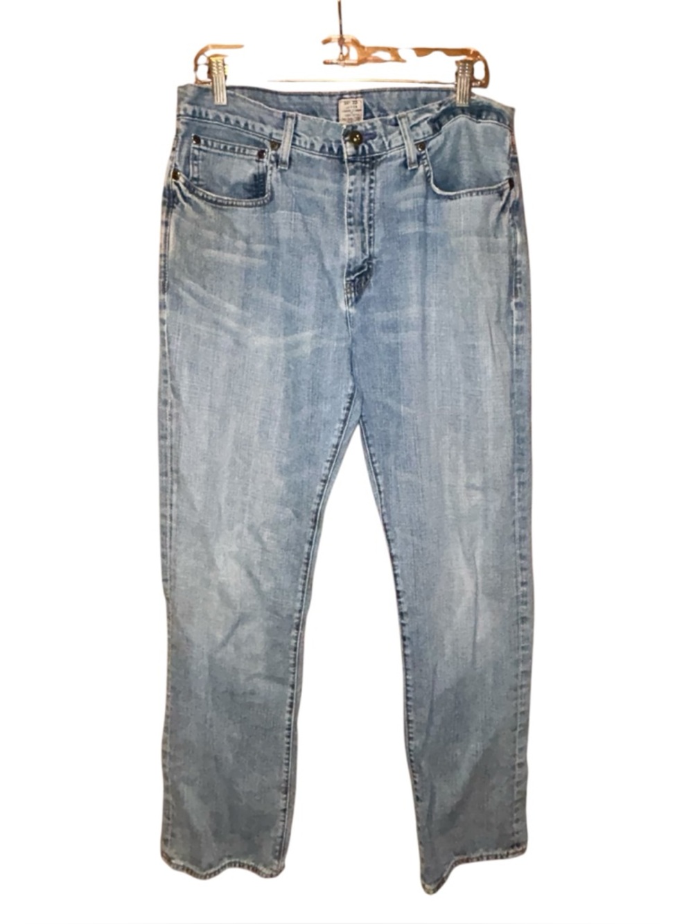 J.Crew Mens Vintage Slim Jeans 34x32 Straight Leg Cotton Made in Canada‎